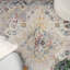 Ice Traditional Rug, Bordered Floral Easy to Clean Rug For Living Room, Dining Room, Bedroom-1636472930