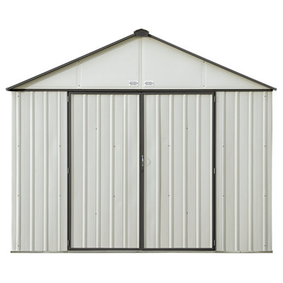 Remise de rangement en acier avec pignon très haut galvanisé de 10 x 8 pi EZEE Shed