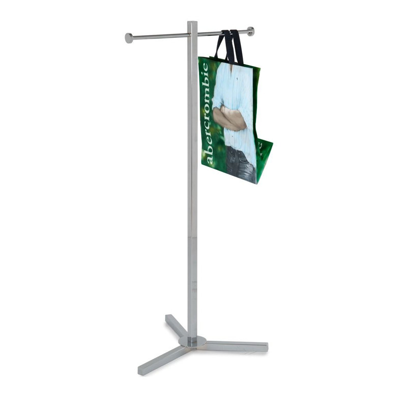 Support à tubes carrés avec accoudoirs arrondis 19,5 "outten