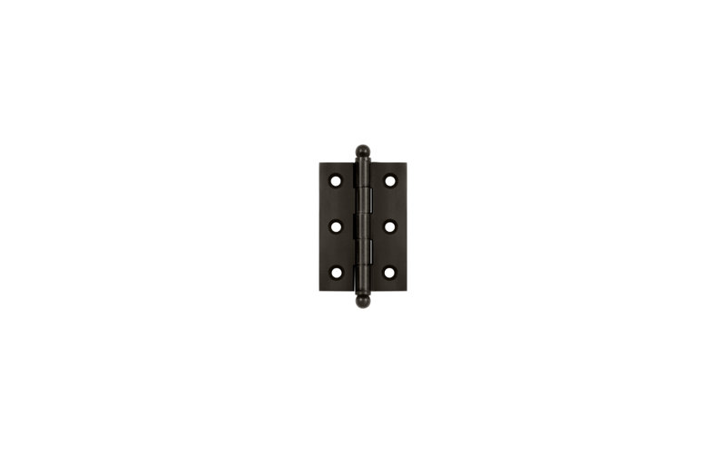 10'' x 10'' Solid Brass Traditional Hinge, Unlacquered Brass, 2.5" H x 2" W
