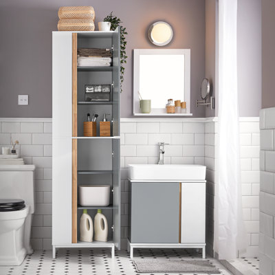 Deo Freestanding Linen Cabinet