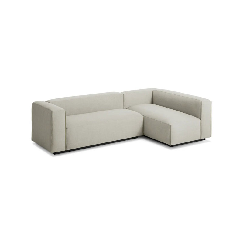 Petit canapé modulaire Cleon, Maharam Mode en 100% polyester clavicule, Face à la gauche
