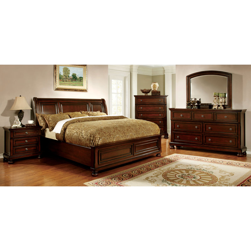 Ankrim Solid Wood Piece Bedroom Set