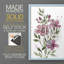 Aquarelle sur tiges florales I - reproduction encadrée de qualité supérieure - prête à être accrochée - aucun clou requis - aucun clou requis-2036409578-2036409571