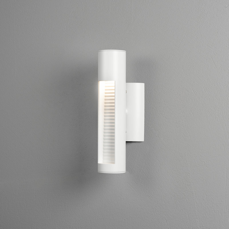 Udine Integrated LED Outdoor Wall Light, White