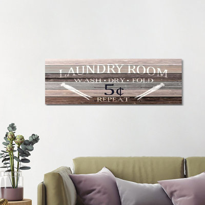 Wash Dry Fold by Kimberly Allen - Wrapped Canvas Panoramic Gallery-Wrapped Canvas Giclée