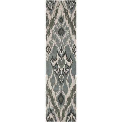 Capri Hand Tufted Wool Ikat Rug