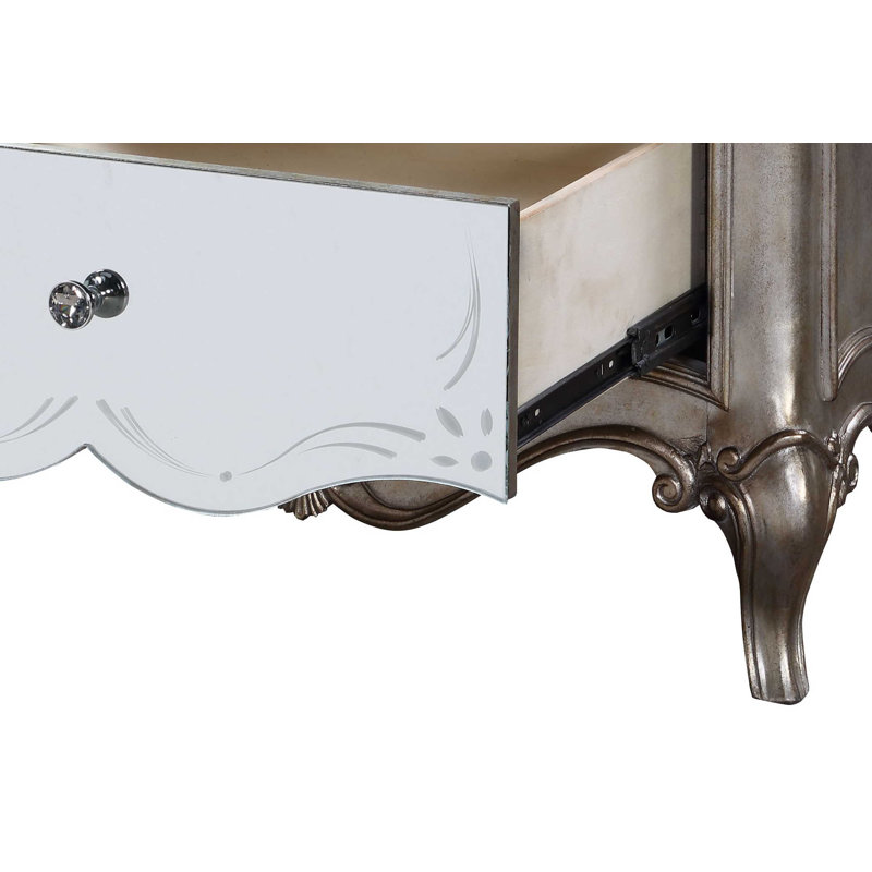 Commode 7 tiroirs avec miroir Khiandra