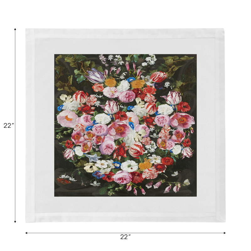 Festoon Cotton Blend Square Napkins