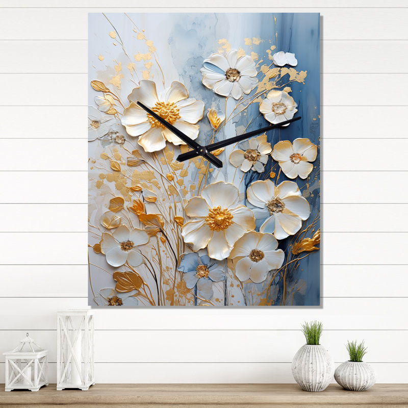 Ifedayo - Horloge murale fleurs sauvages, Petit