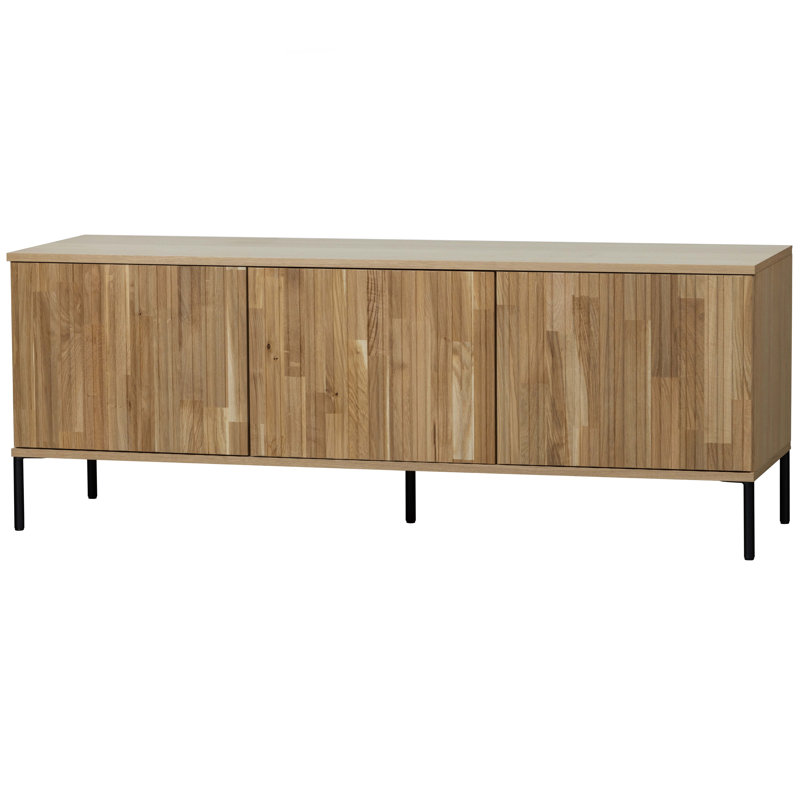 Unfinished TV Stand for TVs up to 55", Natural