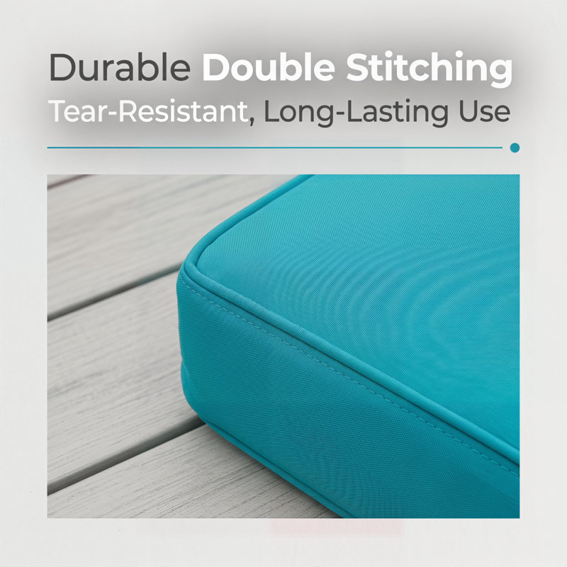 Outdoor 3'' Seating Group Cushion Cover, Blue