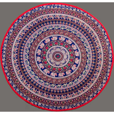 Norvan Cotton Elephant Mandala Tablecloth