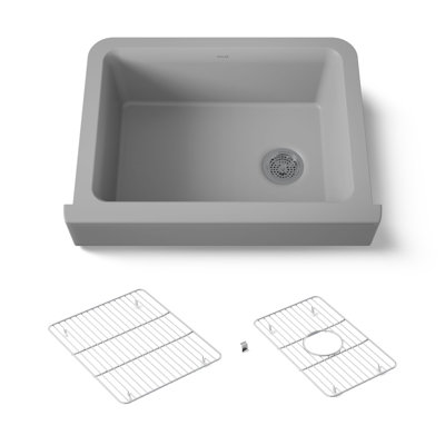Cairn 29-3/4 In. Undermount Single-Bowl Farmhouse Kitchen Sink With Short Apron