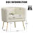 Upholstered Velvet Barrel Chair with Metal Legs-135700567