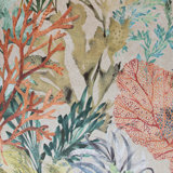 Tropical Collection Bora Bora Coral Inspired 27.8' L x 27.5" W Wallpaper Roll