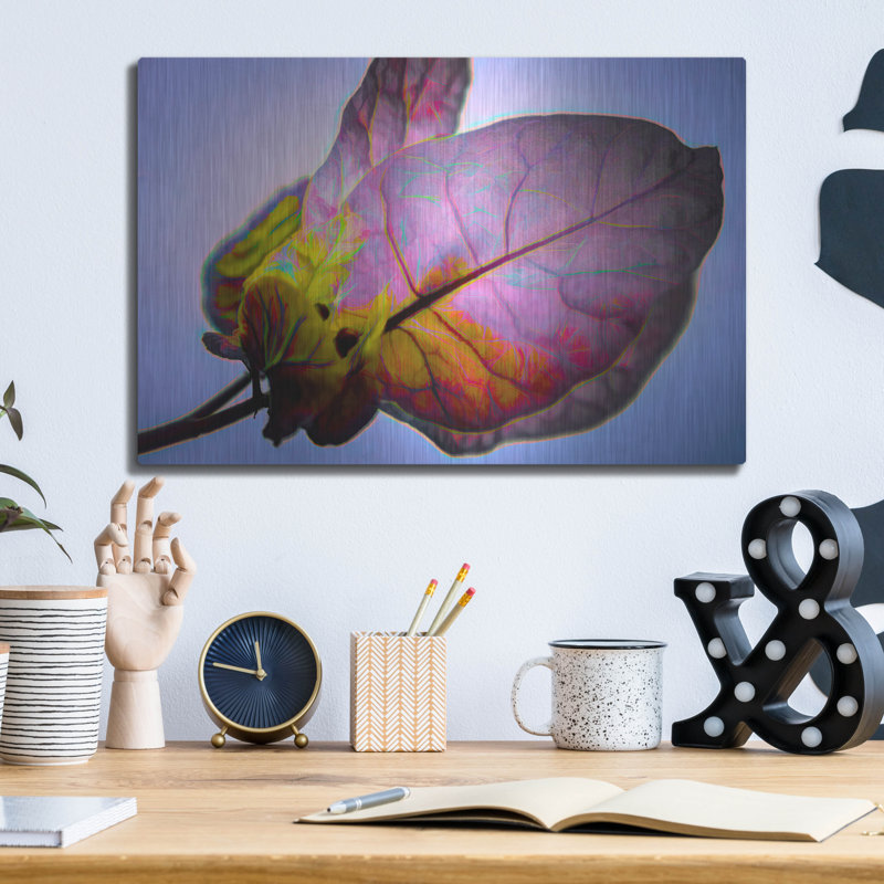«Bougainvillea Leaf» par Pamela Plummer, H 12 po x l 16 po