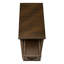 Table d'appoint, table de bout, table d'appoint, table de chevet, 2 niveaux, étroit, tiroir de rangement, placage brun
