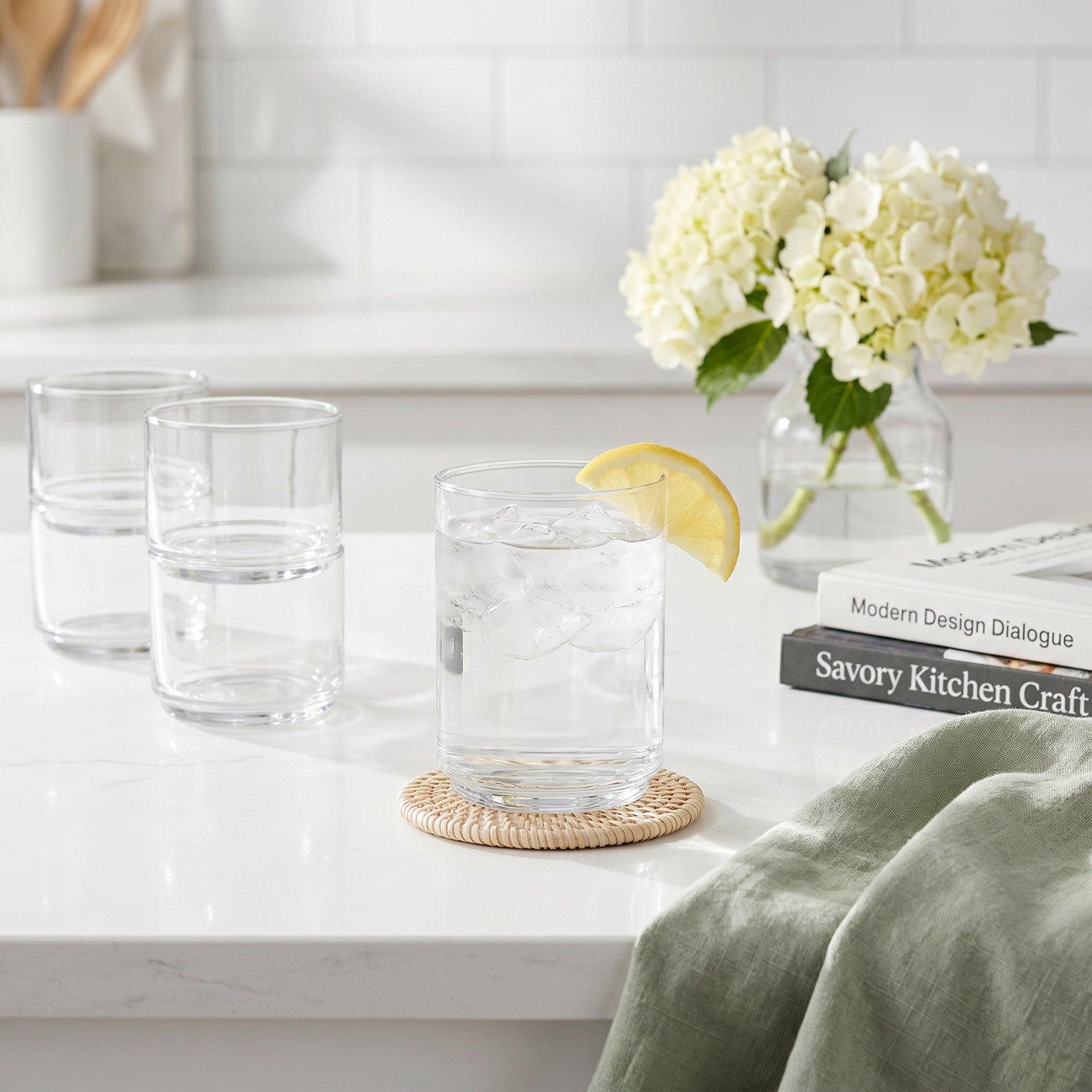 Tuscany Stackables Ribbed Drinking Glass