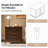  Fay Transitional 26"Tall 3-Drawer End Table with Built-in Charging Station and Simple Assembly-990316841