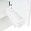 Meuble-lavabo de 30 pouces avec lavabo en céramique et rangement polyvalent - idéal pour les petites salles de bain en céramique, porte, meuble-lavabo-106595301
