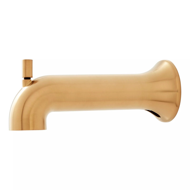 Lentz 6-7/8" Tub Spout, Brushed Gold