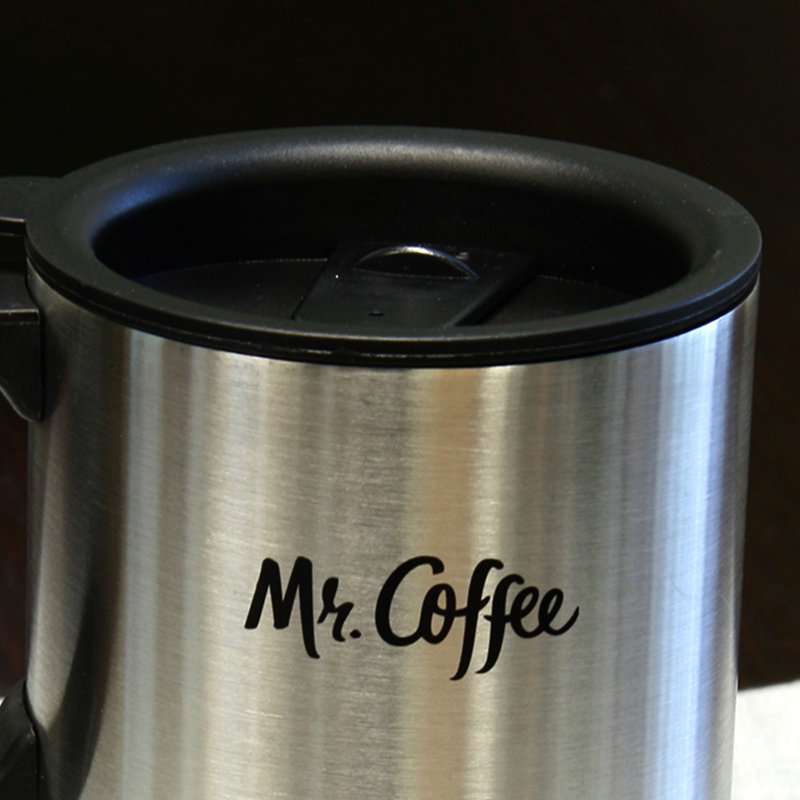 Mr Coffee 15 oz Stainless Steel Travel Mug
