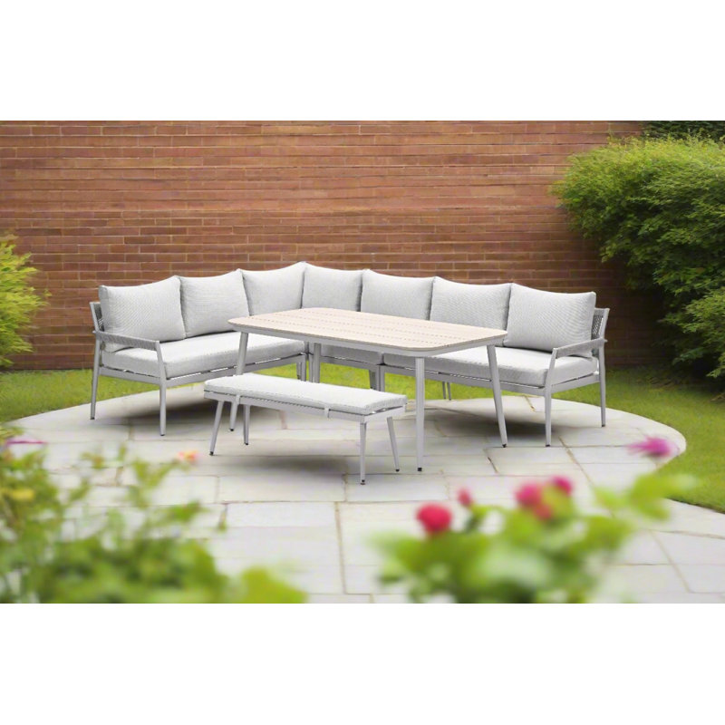 Figueroa Lounge Dining Set with Bench
