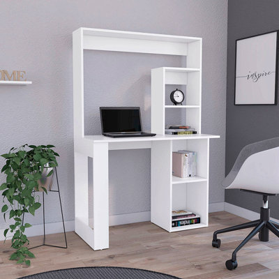 Bureau d'écriture avec tablettes et huche
