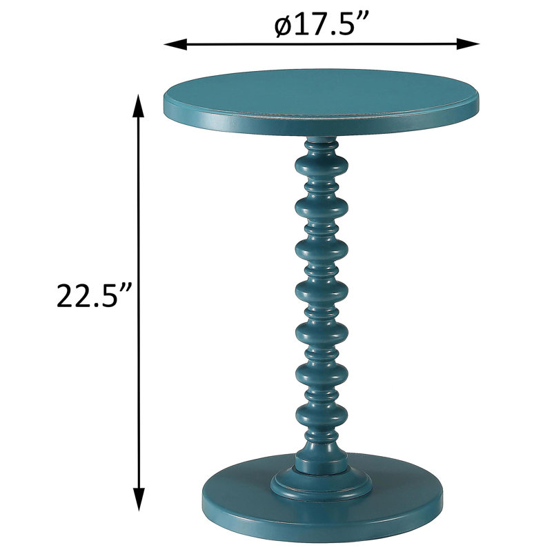   Table d'appoint circulaire en bois, Sarcelle