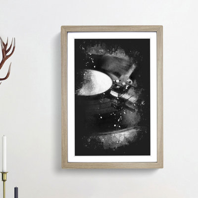 Vinyl Record Player - Framed Print