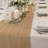14" x 108" - Natural Burlap Table Runner Rustic Farmhouse Table Décor