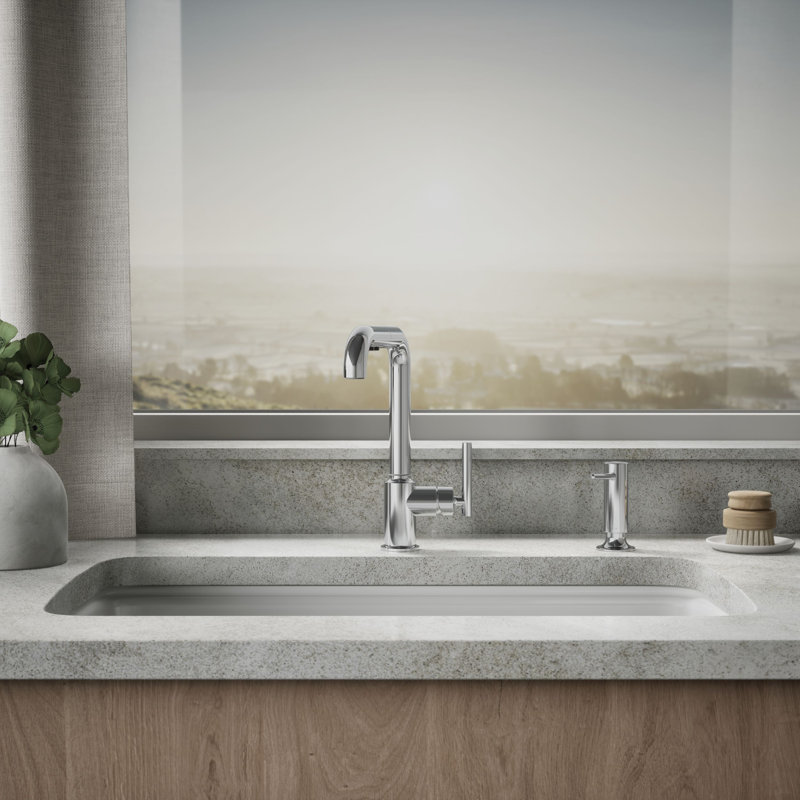 Distributeur de savon Kohler Contemporary Design, Chrome poli