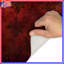 Tapis de bain damassé rouge-803150679