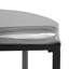 Canapé modulaire moderne gris pour le jardin - Structure en fer, coussins imperméables, 8 sièges, mobilier d'extérieur polyvalent pour terrasse et jardin modulaire