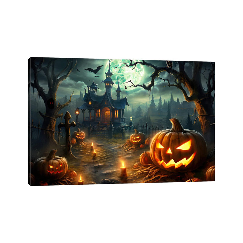 Tricks Or Treats - reproduction d'art mural - toile tendue