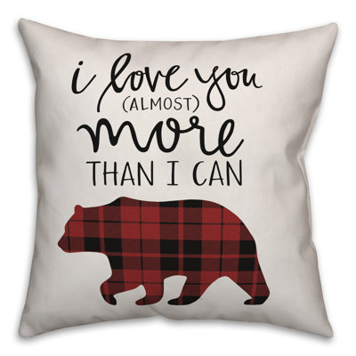  Coussin décoratif I Love You More