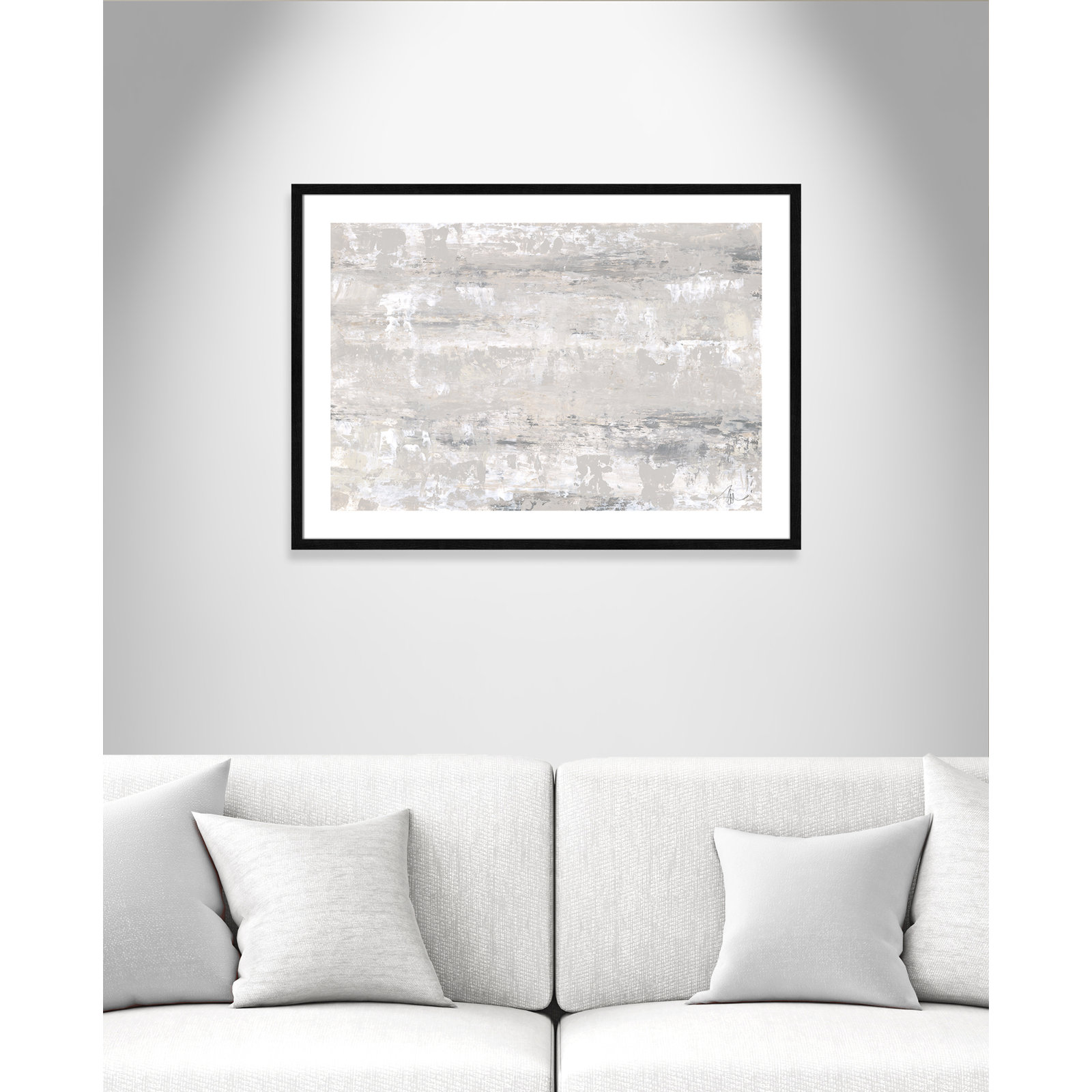 Tryston "Desert Winds" Print by Filippo Ioco, Black Wood Framed Paper, 25.5" H x 35.5" W x 0.75" D