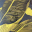 Gold Banana Leaves Tropical Wallpaper