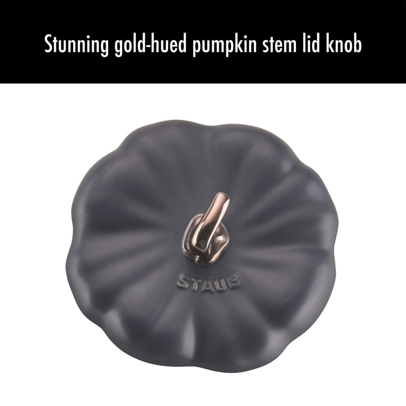 Staub Ceramic 16-oz Petite Pumpkin Cocotte