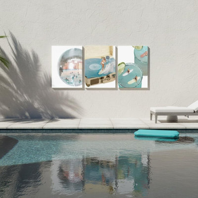 3 Piece Wrapped Canvas Print