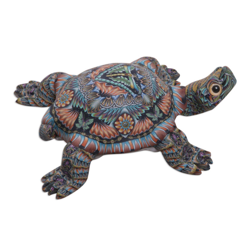 Decorative Tortoise Polymer Clay Sculpture (3 Inch)