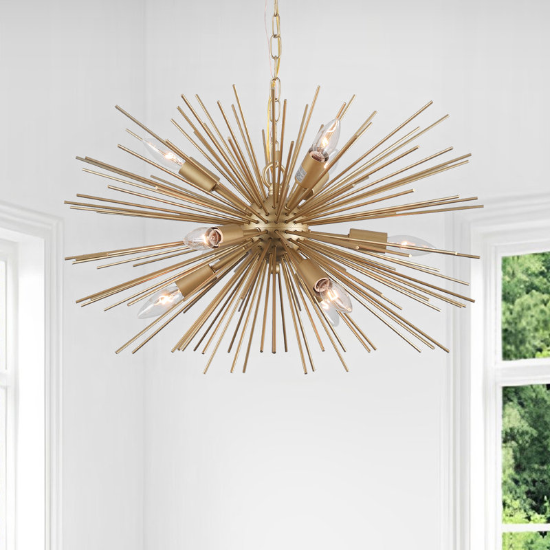 9 - Light Dimmable Sputnik Sphere Chandelier