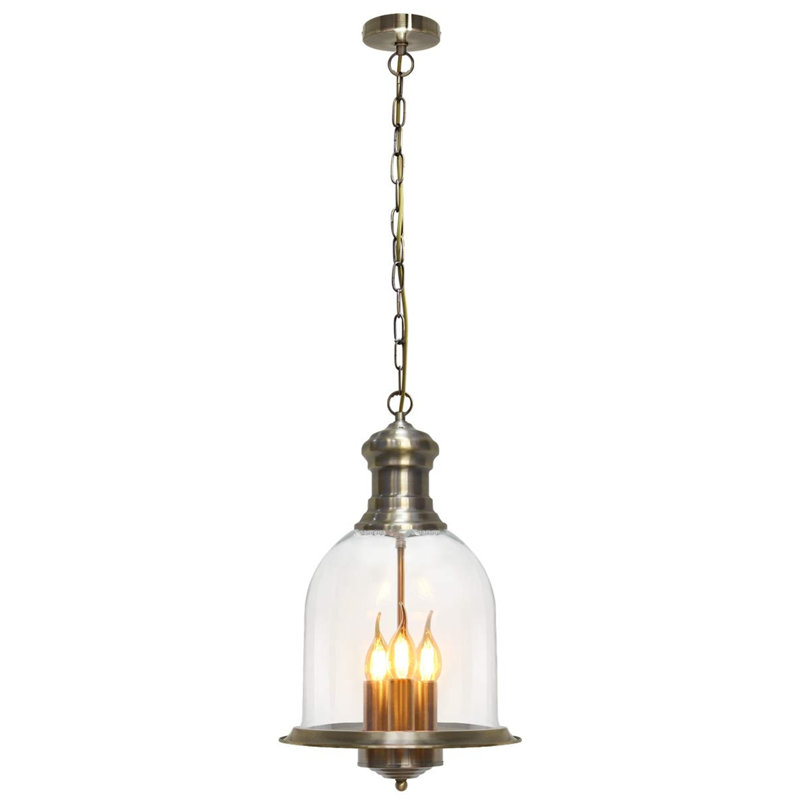 1 - Light Brass Lantern Pendant