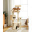 Tour pour chat avec poteau à griffer, tour d'escalade pour chat de 51 pouces avec cage à chat pour chats d'intérieur, chatons, arbre à chat avec planche à gratter, plateformes de jeu à plusieurs niveaux-141053183