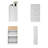 10-12 Pair Shoe Storage Cabinet-477237104
