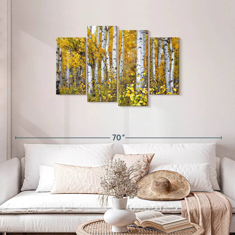 Alvord Yellow Woods IV, H 27 po x l 43 po