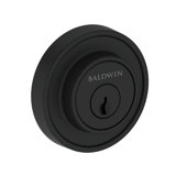 Recessed Round Deadbolt Patio Deadbolt in Polished Chrome