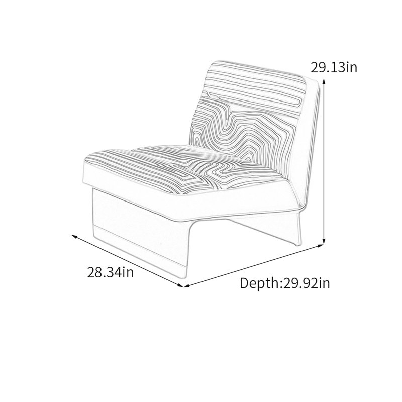 Fauteuil de loisir léger et luxueux