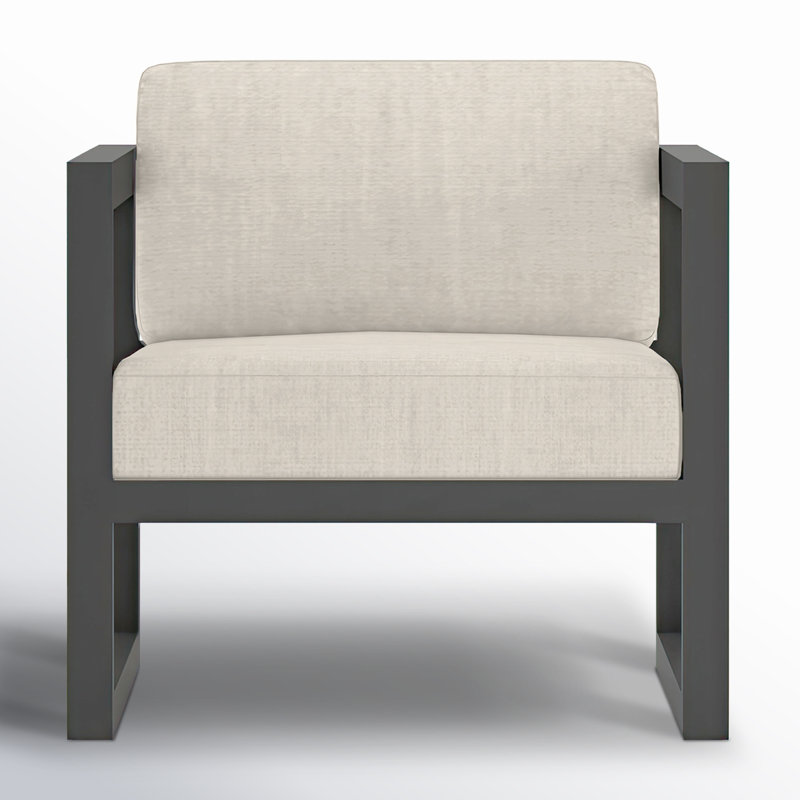 Avion 3 Piece Sofa Loveseat Set, Cast Silver Sunbrella®, Slate